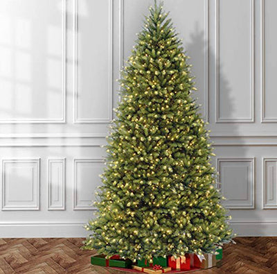 Dunhill Fir Hinged Tree with 1500 Clear Lights- NEW IN BOX