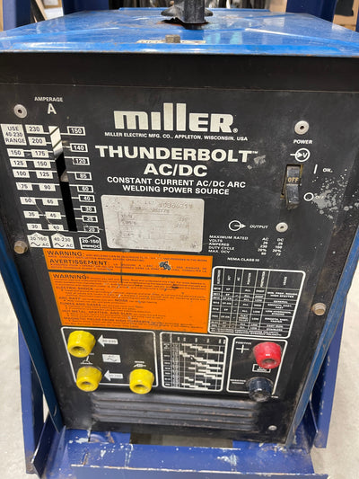 Miller Electric 907722 stick welder, thunderbolt series, used/ WORKS GREAT !  Smooth arc !