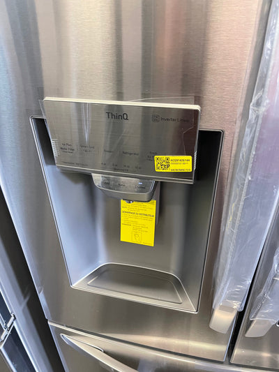 LG 24 cu. ft. Smart wi-fi Enabled InstaView™ Door-in-Door® Counter-Depth Refrigerator with Craft Ice™ Maker LRFVC2406S- new / scratch and dent unit