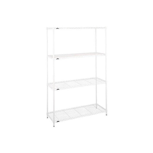 Four Shelf Wire Bookcase in White Epoxy Finish**New in Box**