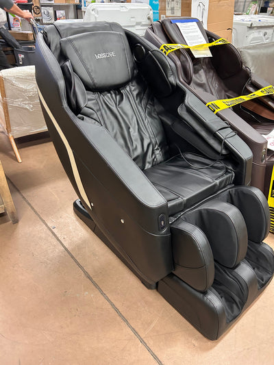 BOSSCARE Assembled Massage Chair Recliner with Zero Gravity Full Body Massage Black!  -Brand new and assembled (Has some small scratches on the back side plastic, photos shown)