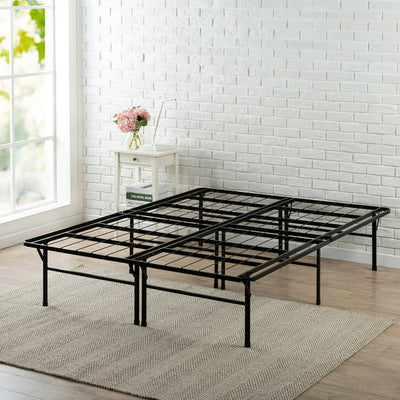 Zinus 16" Metal SmartBase® Heavy Duty Mattress Foundation, Queen**New in box**