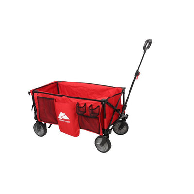 Ozark Trail Utility Wagon With Tailgate & Extension Handle, Red**New in box**