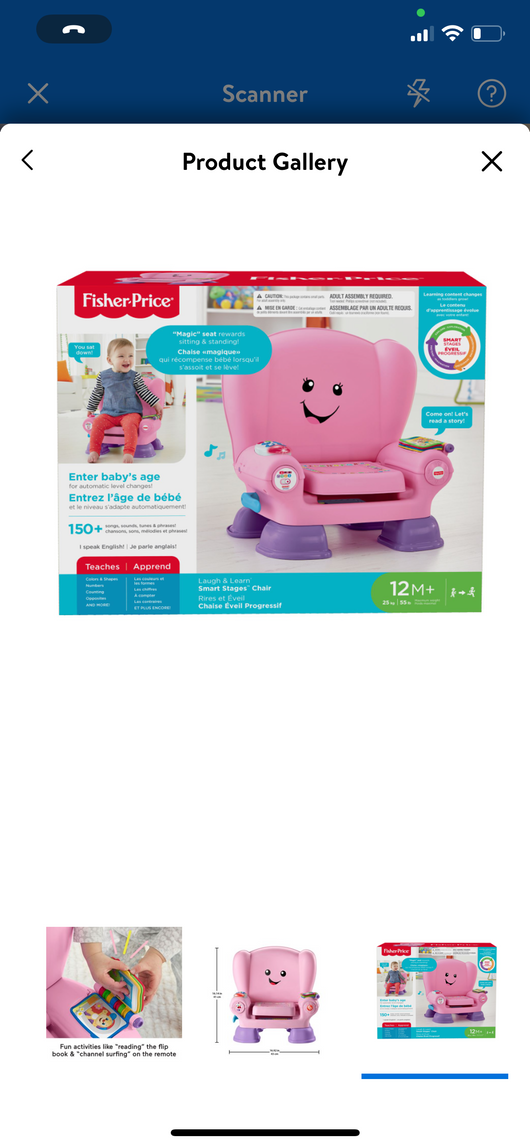 Fisher-Price Laugh & Learn Smart Stages Chair (new in the box)