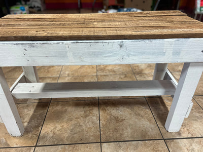 Rustic Farmhouse Bench- NEW AND ASSEMBLED!!!