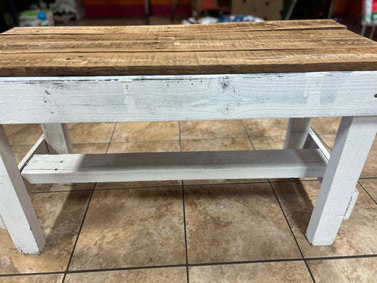 Rustic Farmhouse Bench- NEW AND ASSEMBLED!!!