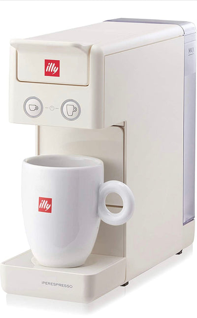 Illy Y3.3 Espresso and Coffee Machine, 12.20x3.9x10.40 (White)- Lightly Used, Very Clean and Works Great!!!!