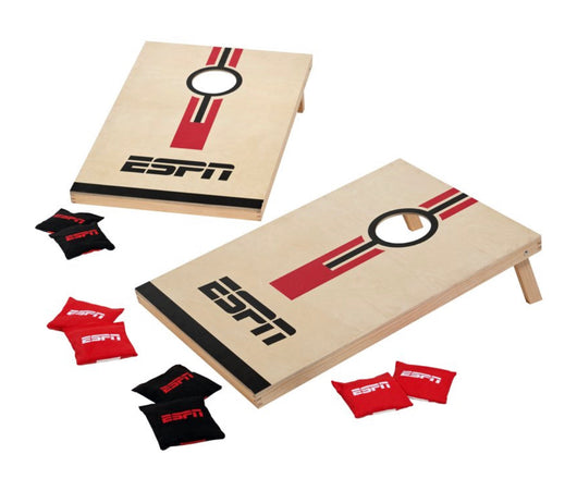 ESPN 36 inch Solid Wood Cornhole Set with All-Weather Bean Bags- NEW IN BOX!!!!
