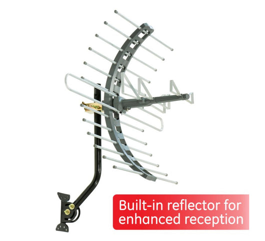 GE Pro Outdoor TV Antenna, Long Range Antenna, 70 mile range, Weather Resistant, UHF, VHF, 29884- NEW IN BOX!!!!