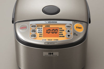 Zojirushi NP-HCC18XH Induction Heating System Rice Cooker and Warmer, 1.8 L, Stainless Dark Gray**New in box**