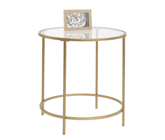 Better Homes & Gardens Nola Side Table, Gold Finish- NEW IN BOX!!!