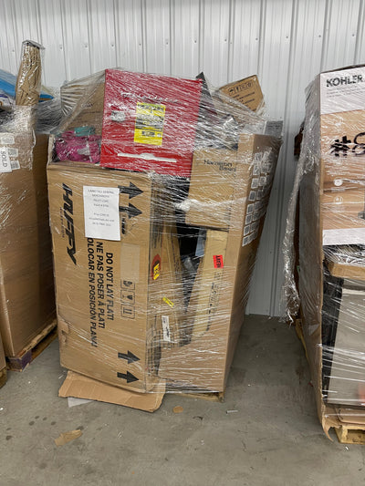 JUMBO EXTRA TALL LIQUIDATION PALLET- number 8766