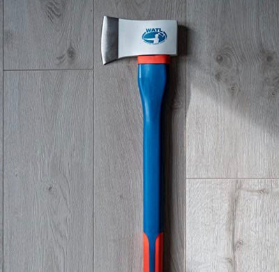 The Patriot: World Axe Throwing League Premium Competition Throwing Axe & Multi-Purpose Camping Axe or Wood Splitting Axe with Rubber and Fiberglass Handle- NEW!!!