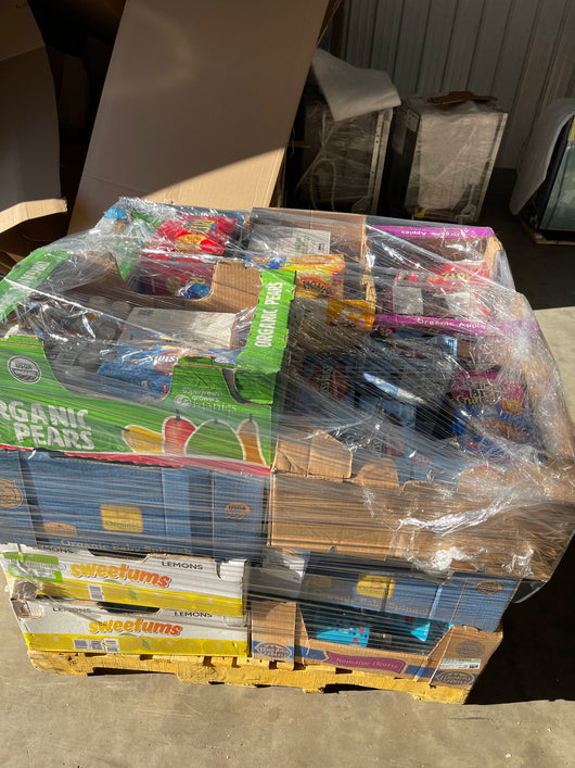 C-STCO BEVERAGE AND SNACKS GROCERY PALLET     NUMBER 1837     MOST DATES ARE GOOD      $159