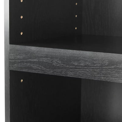 Mainstays Framed 3-Shelf Bookcase, True Black Oak**New in box**