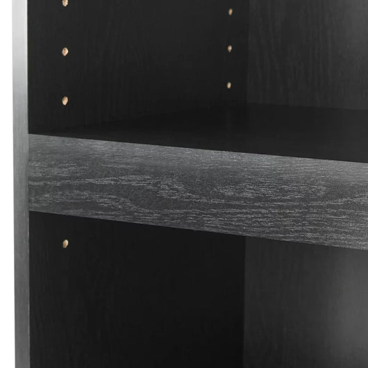 Mainstays Framed 3-Shelf Bookcase, True Black Oak**New in box**