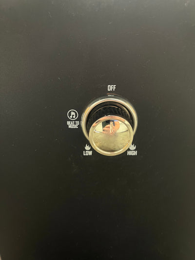 REDUCED!!! Ukiah Note Portable Audio Propane FirePit with Beat to Music Technology!! NEW OUT OF BOX, TESTED WORKS GREAT(HAS SCRATCHES FROM SHIPPING)!!