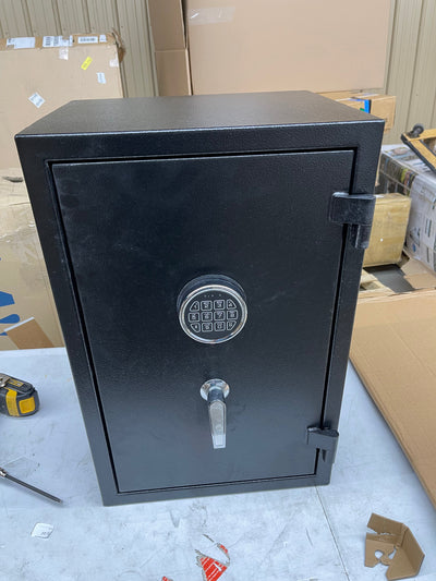 Amazon Basics Fire Resistant Security Safe with Programmable Electronic Keypad - 2.1 Cubic Feet, 16.93 x 25.98 x 13.8 inches