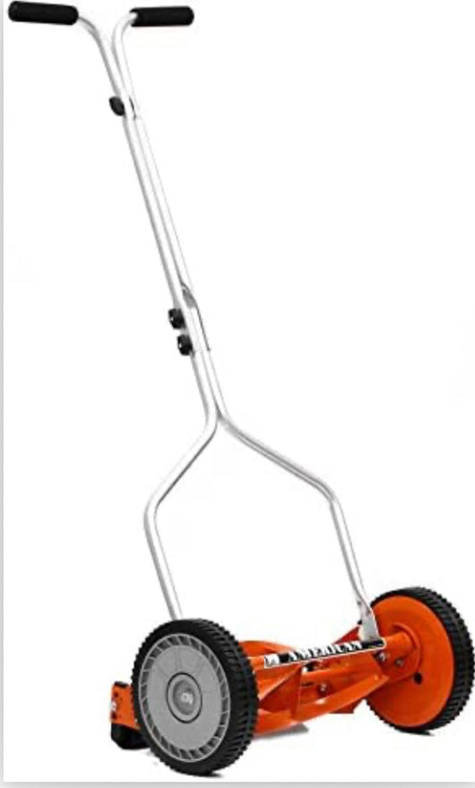 American Lawn Mower Company 1204-14 14-Inch 4-Blade Push Reel Lawn Mower, Red**New in box**