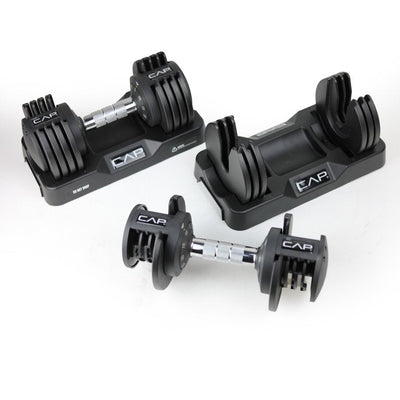 CAP Barbell 25 Lb. Adjustable Dumbbell Set, Quick Select 5-25, Pair**New in Box**