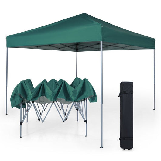 MF Studio 10x10 Straight Leg Popup Canopy with Wheeled Carry Bag Green**New in box**