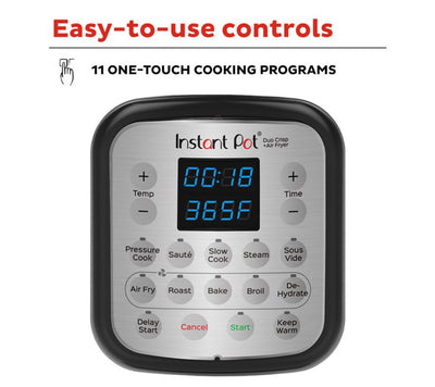 Instant Pot Duo Crisp 11-in-1 Air Fryer and Electric Pressure Cooker Combo- NEW IN BOX!!!!