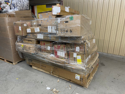 Jumbo huge liquidation pallet- double pallets !  Furniture / game table / fitness   pallet number 2721