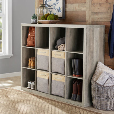 Better Homes & Gardens 12-Cube Storage Organizer, Rustic Gray**New in Box**