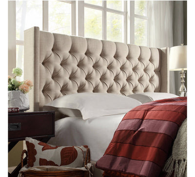 Weston Home Wingback Tufted Headboard, King (new)