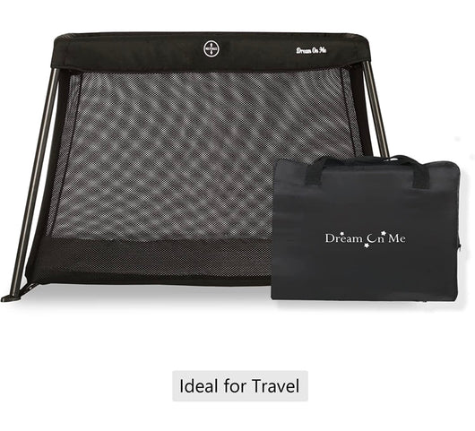 Dream On Me Travel Light Playard, Black- NEW IN CARRY BAG!