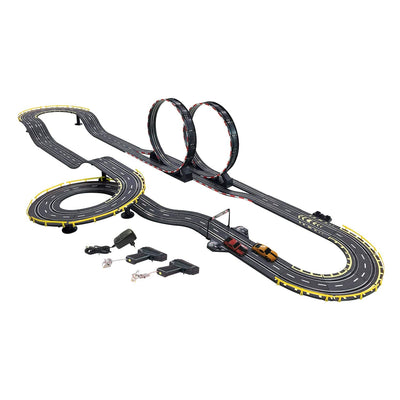 Golden Bright: Metro Chase Road Racing Set, Electric Powered, Includes, Power Intake Track, Lap Counter and Looping Sets, For Ages 8 and up**New in box**