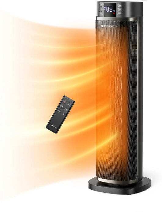 24” Tower Space Heater, 1500W Fast Ceramic Heating with 3 Adjustable Heat Levels**New in box**