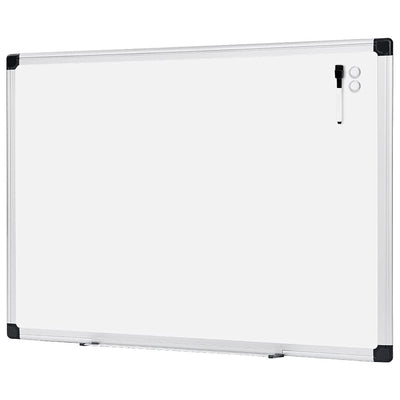 Amazon Basics Magnetic Dry Erase White Board, 35 x 47-Inch Whiteboard - Silver Aluminum Frame**New**