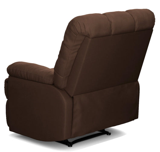 Homesvale Mainstays Wall Hugger Recliner, Dark Brown Microfiber!! NEW AND ASSEMBLED!!