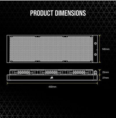 CORSAIR iCUE H170i ELITE LCD Display Liquid CPU Cooler-Custom IPS LCD Screen-48 Dynamic RGB LEDs-140mm Fans -420mm Radiator-COMMANDER CORE Smart Lighting Controller**New in box**