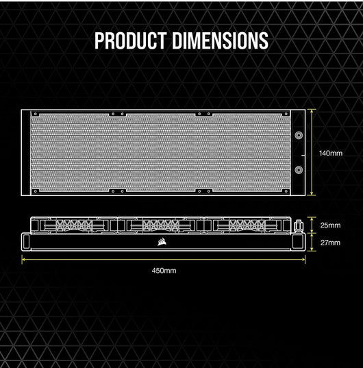 CORSAIR iCUE H170i ELITE LCD Display Liquid CPU Cooler-Custom IPS LCD Screen-48 Dynamic RGB LEDs-140mm Fans -420mm Radiator-COMMANDER CORE Smart Lighting Controller**New in box**