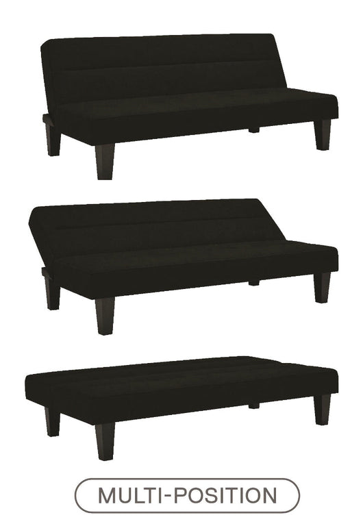 DHP Kebo Futon with Microfiber Cover, Black- NEW AND ASSEMBLED!!!!