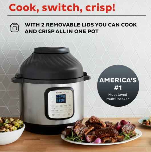 Instant Pot Duo Crisp 11-in-1 Air Fryer and Electric Pressure Cooker Combo- NEW IN BOX!!!!