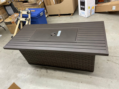 Better Homes & Gardens Harbor City Patio Fire Pit Dining Table!! NEW AND ASSEMBLED!!