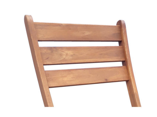 Mainstays Outdoor Patio 3-Piece Wood Bistro Set, Natural Color- NEW AND ASSEMBLED!!!