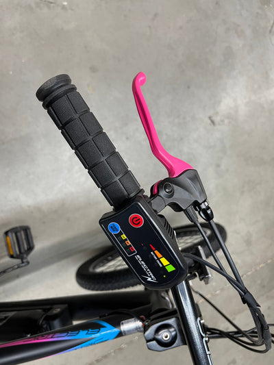 Kent 20 In. Torpedo Ebike Black and Pink, Electric Bicycle- brand new and assembled