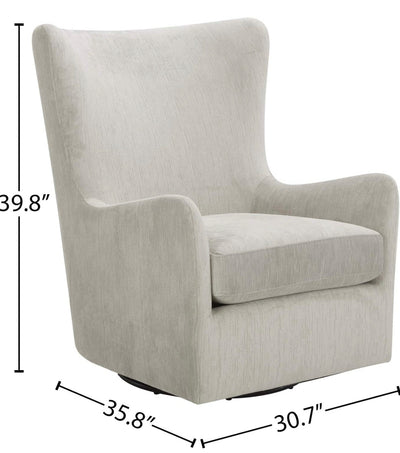 Stone & Beam Kingsepp Upholstered Glider, 30.7"W, Navarro Oyster  brand new