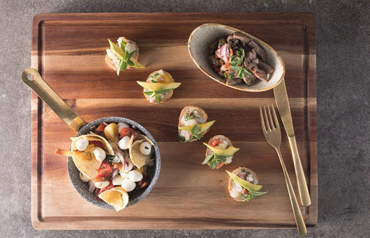 PREMIUM ACACIA Cutting Board & Professional Heavy Duty Butcher Block w/Juice Groove - NEW IN PLASTIC!!!