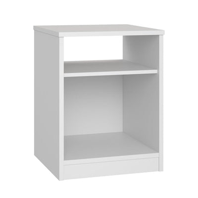 Mainstays Classic Open Shelf Nightstand, White**New in Box**