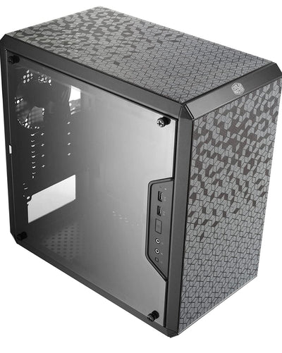 Cooler Master MasterBox Q300L Micro-ATX Tower with Magnetic Design Dust Filter, Transparent Acrylic Side Panel, Adjustable I/O & Fully Ventilated Airflow, Black**New in box**