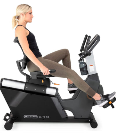 3G Cardio Elite RB Exercise Bike, Recumbent - Commercial Grade - Compact Footprint - Ultra Comfortable Seat - Magnetic Resistance - 350 LB User Capacity!
