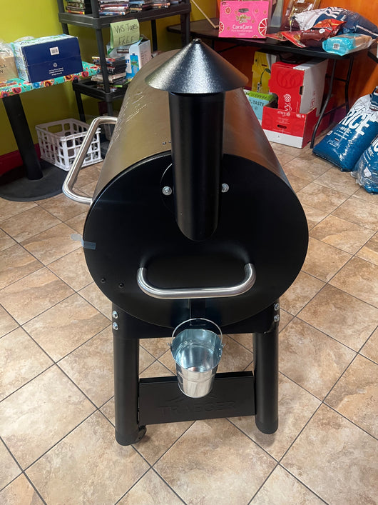 Traeger Pellet Grills Pro 34 Wood Pellet Grill and Smoker, Bronze- NEW AND ASSEMBLED, PELLET BOX IS DENTED FROM SHIPPING BUT STILL WORKS PERFECTLY FINE!!