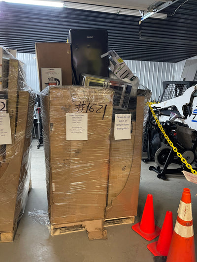 Jumbo huge liquidation pallet- over 7 ft tall ! Pallet number 1621