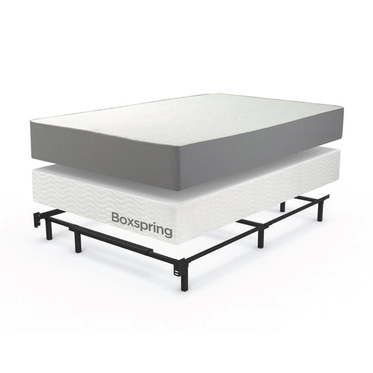 ZINUS Compack Metal Bed Frame / 7 Inch Support for Box Spring and Mattress Set, Black, Queen**New in box**