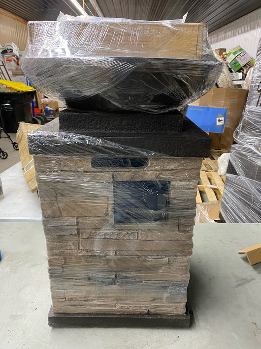 Newcastle 20 lb. LP Firebowl- NEW OUT OF BOX!!!! (Minor chipping from shipping, will not affect performance!)